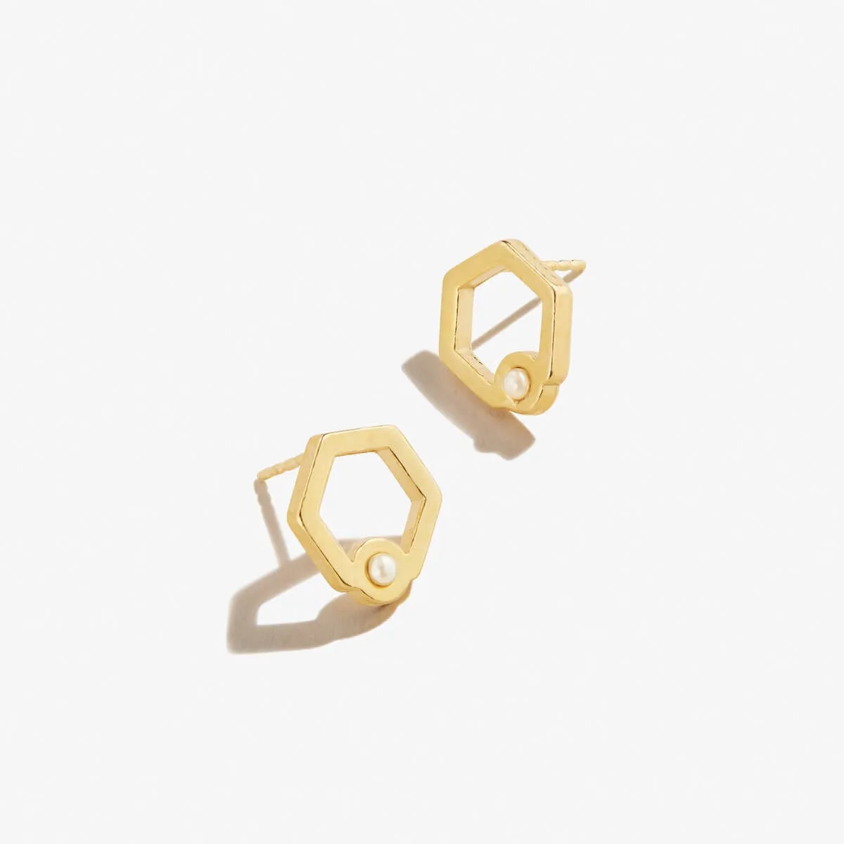 Honeycomb Stud Earrings sold by Alex and Ani product image thumbnail 3