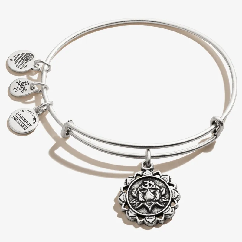 Lotus Charm Bangle sold by Alex and Ani