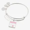 'Faith Over Fear' Breast Cancer Awareness Charm Bangle sold by Alex and Ani