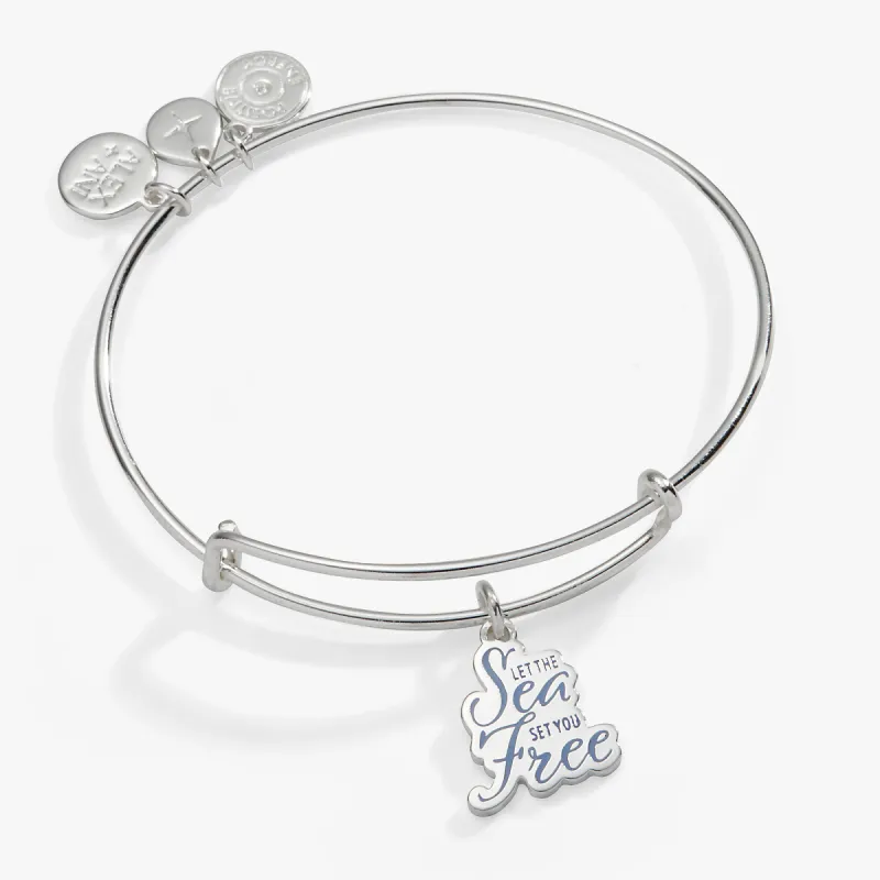 'Let the Sea Set You Free' Charm Bangle sold by Alex and Ani