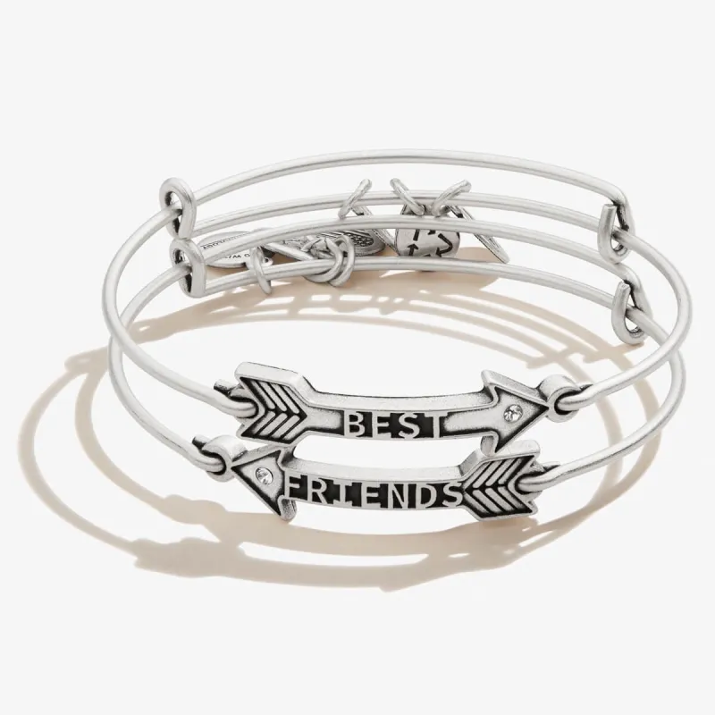 Best Friends Arrow Charm Bangles, Set of 2 sold by Alex and Ani