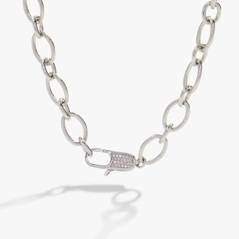 Large Link Carabiner Clasp Necklace sold by Alex and Ani