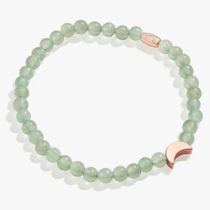 Moon Green Aventurine Stretch Bracelet for Change sold by Alex and Ani