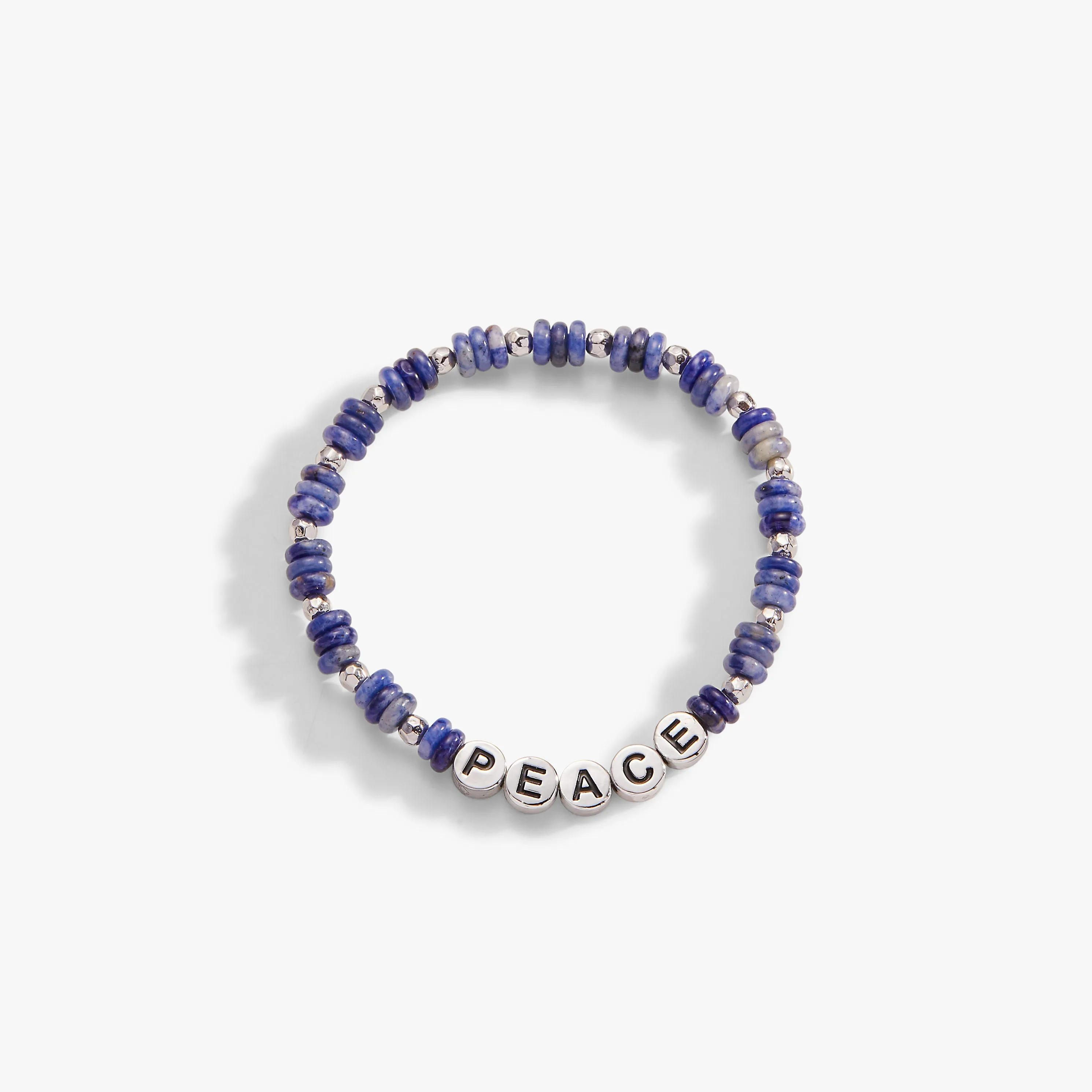 'Peace' Sodalite Stretch Bracelet sold by Alex and Ani