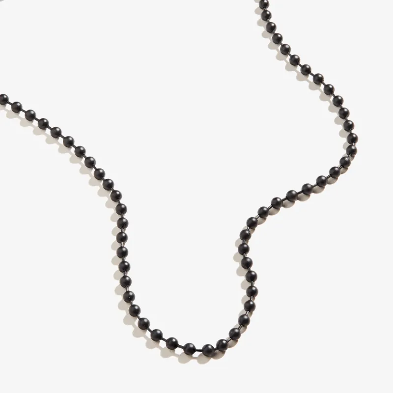 Ball Chain Necklace, Black sold by Alex and Ani