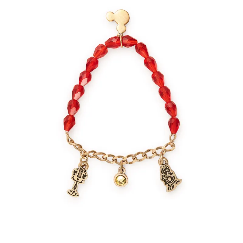 Disney® Belle Multi-Charm Stretch Bracelet sold by Alex and Ani