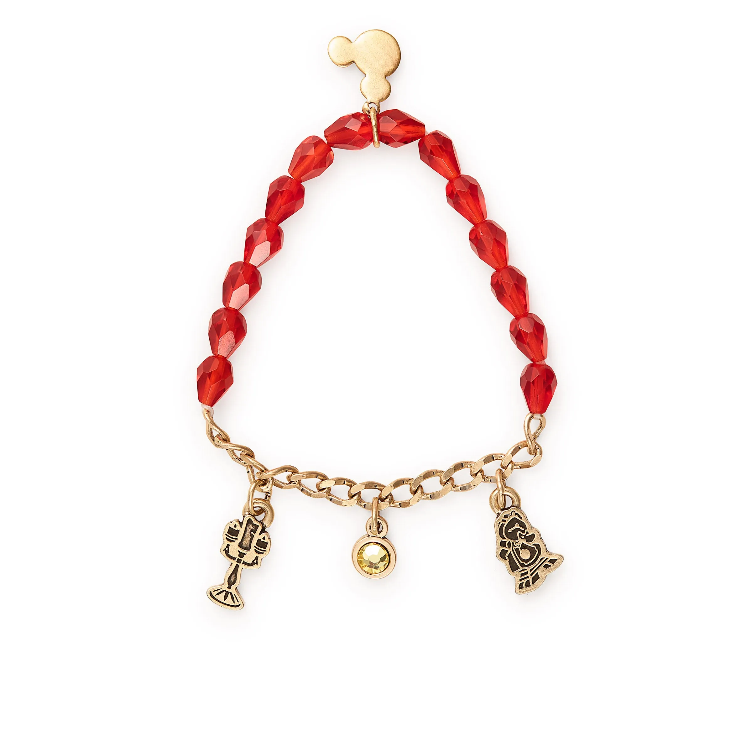 Disney® Belle Multi-Charm Stretch Bracelet sold by Alex and Ani