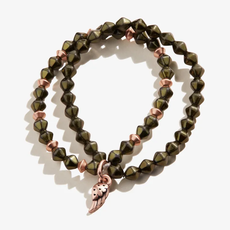 Token of Faith Angel Wing Stretch Bracelet made by Alex and Ani
