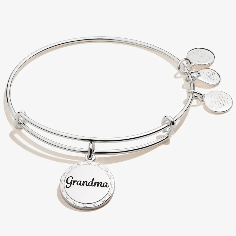 Grandma, 'Wise + Warm' Charm Bangle sold by Alex and Ani