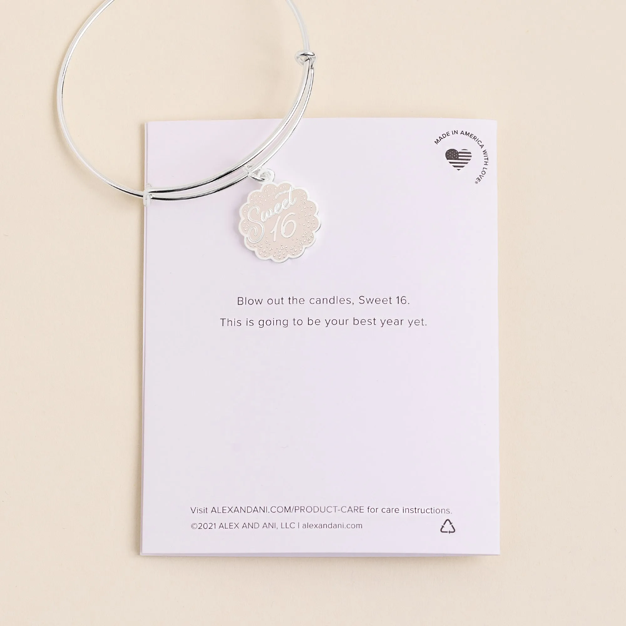 'Sweet 16' Charm Bangle sold by Alex and Ani product image thumbnail 2