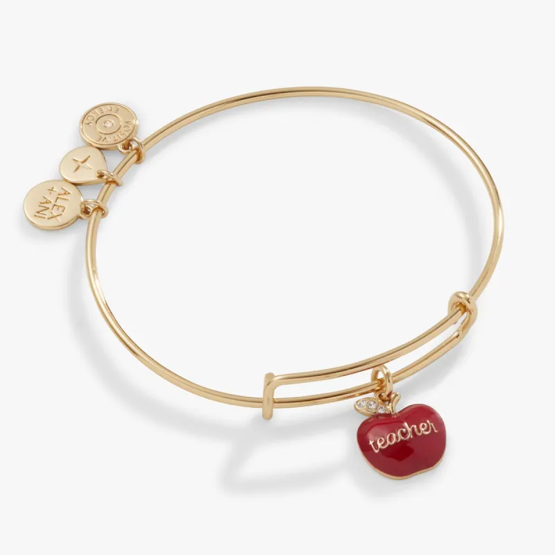 Teacher Appreciation Charm Bangle sold by Alex and Ani