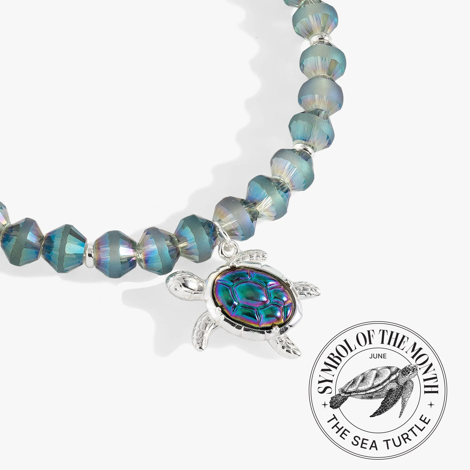 Sea Turtle Beaded Bangle sold by Alex and Ani