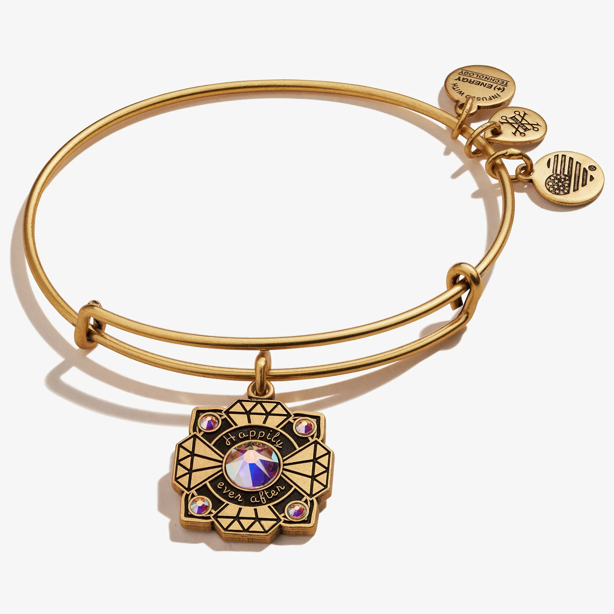 'Happily Ever After' Bride Charm Bangle sold by Alex and Ani product image thumbnail 3