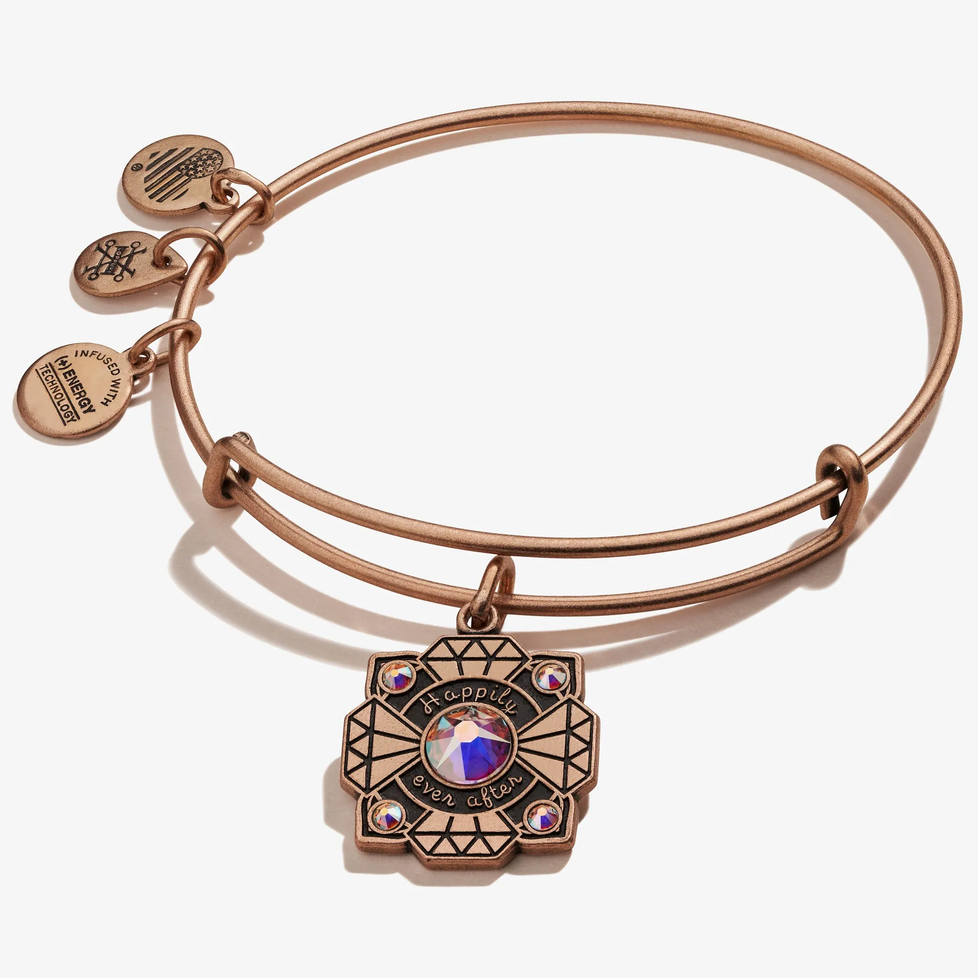 'Happily Ever After' Bride Charm Bangle sold by Alex and Ani product image thumbnail 5