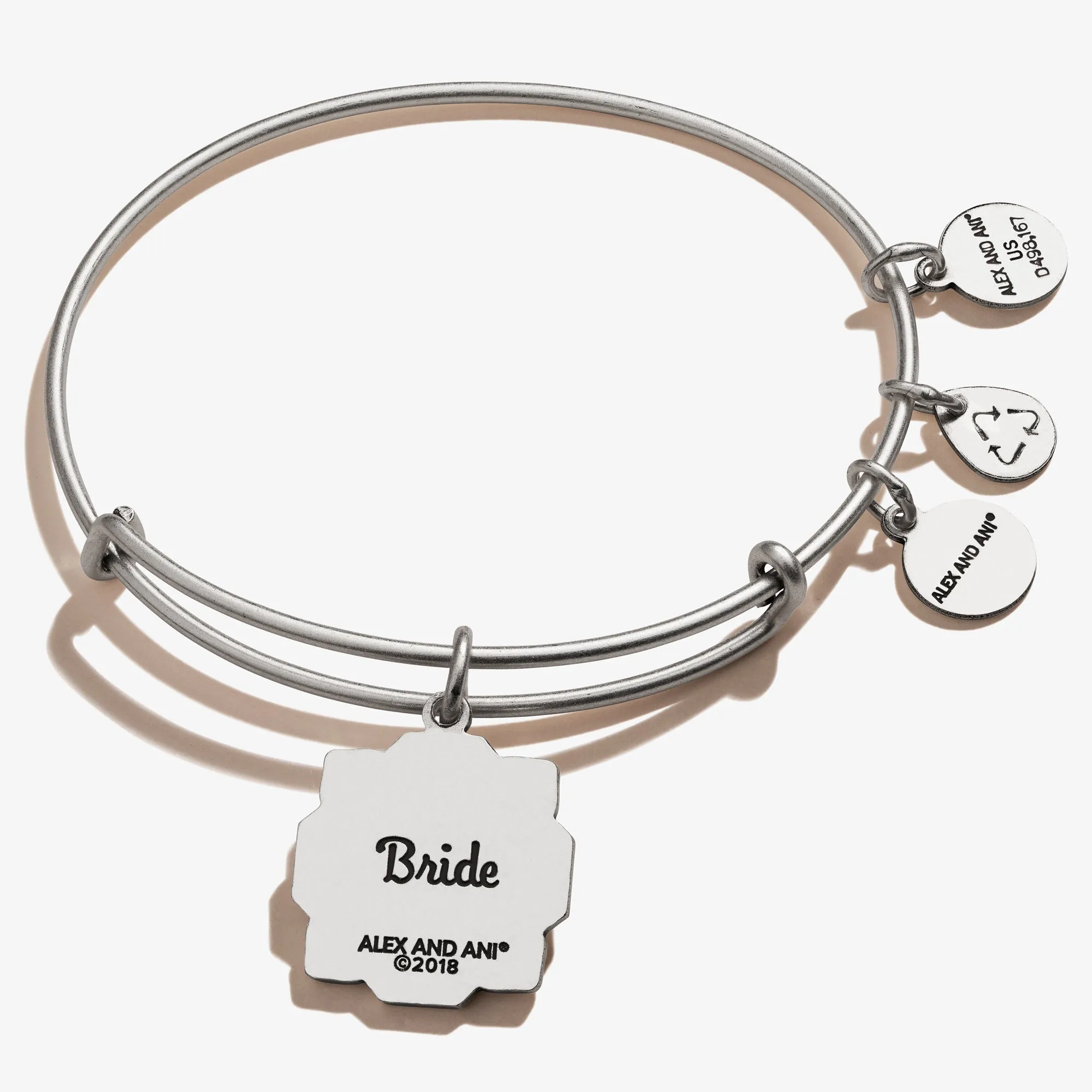 'Happily Ever After' Bride Charm Bangle sold by Alex and Ani product image thumbnail 2