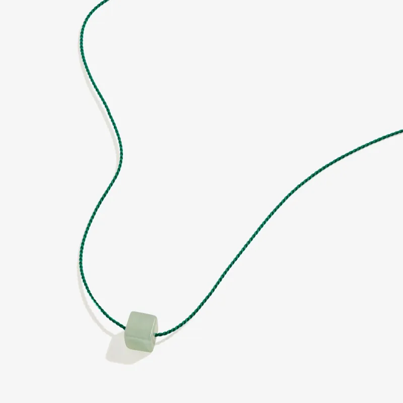 Green Aventurine Gemstone Cord Necklace sold by Alex and Ani