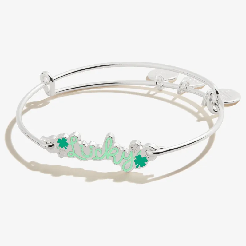Lucky' Inline Bangle Bracelet sold by Alex and Ani