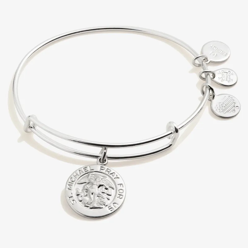 St. Michael Charm Bangle Bracelet sold by Alex and Ani