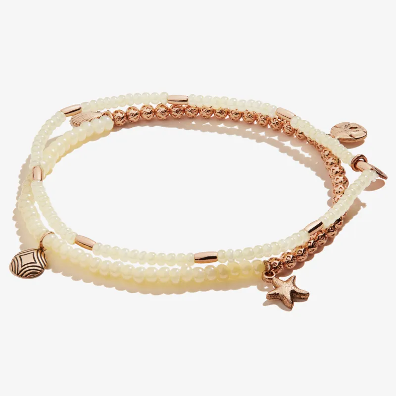 Sand Dollar Stretch Anklets, Set of 2 sold by Alex and Ani