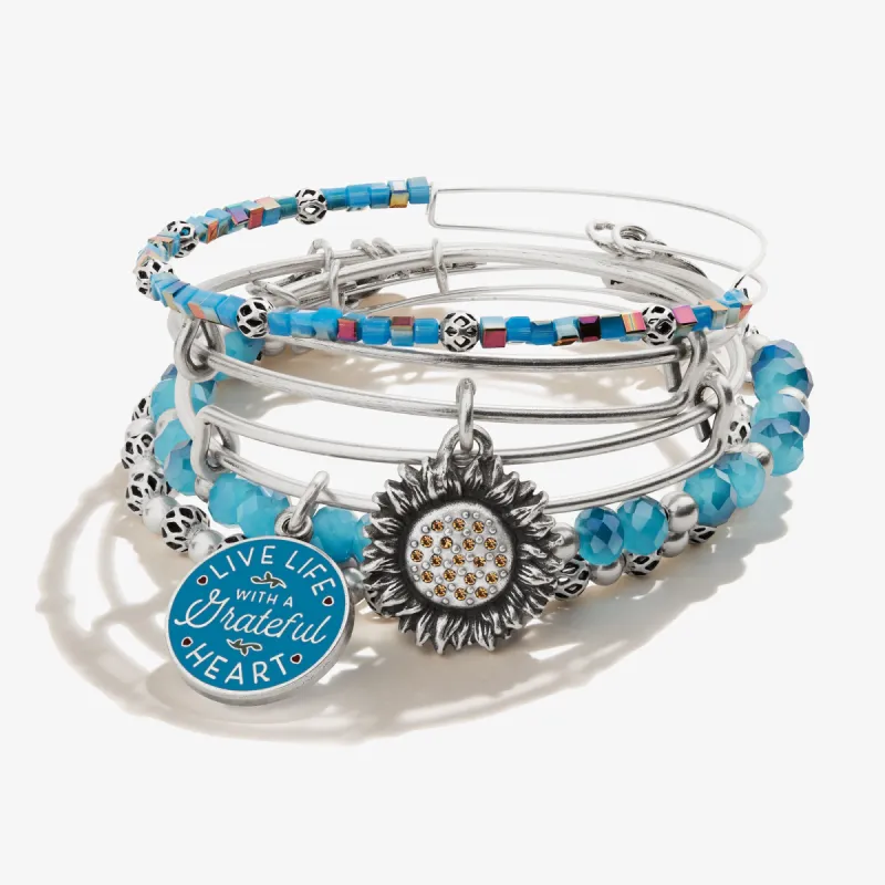 Token of Friendship Charm Bangles, Set of 5 sold by Alex and Ani