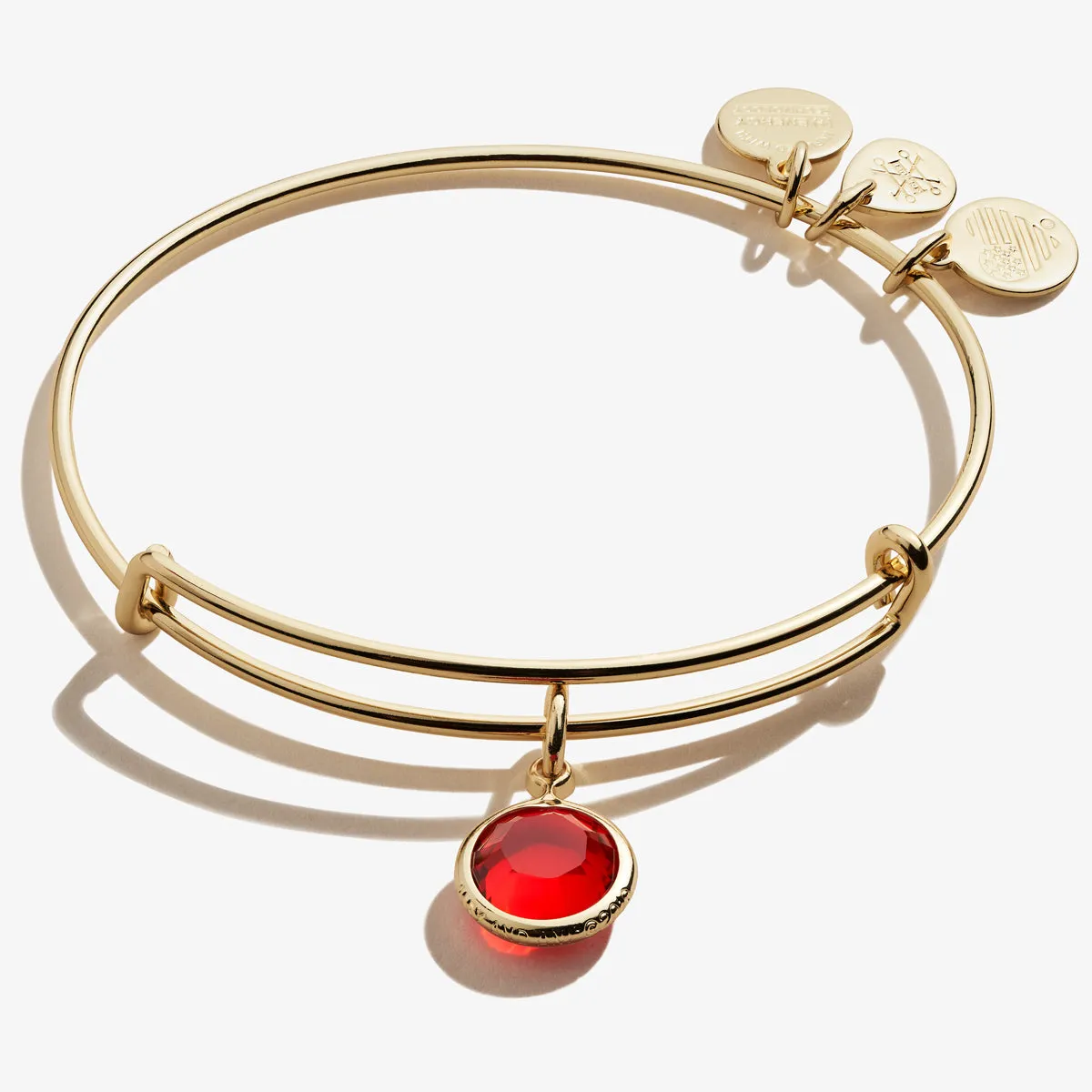 Light Siam Birthstone Charm Bangle, July sold by Alex and Ani product image thumbnail 2