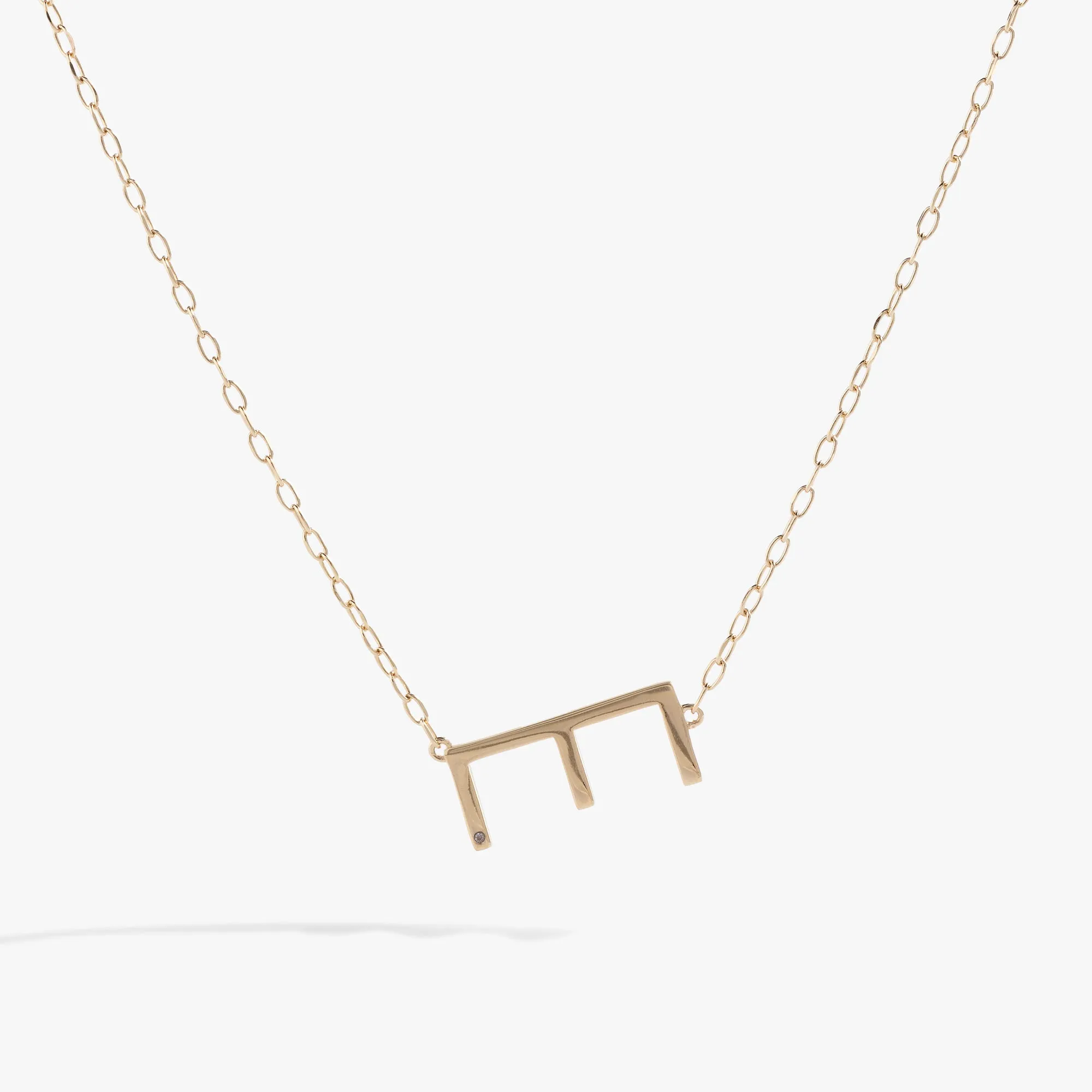 Initial E Precious Elongated Necklace sold by Alex and Ani
