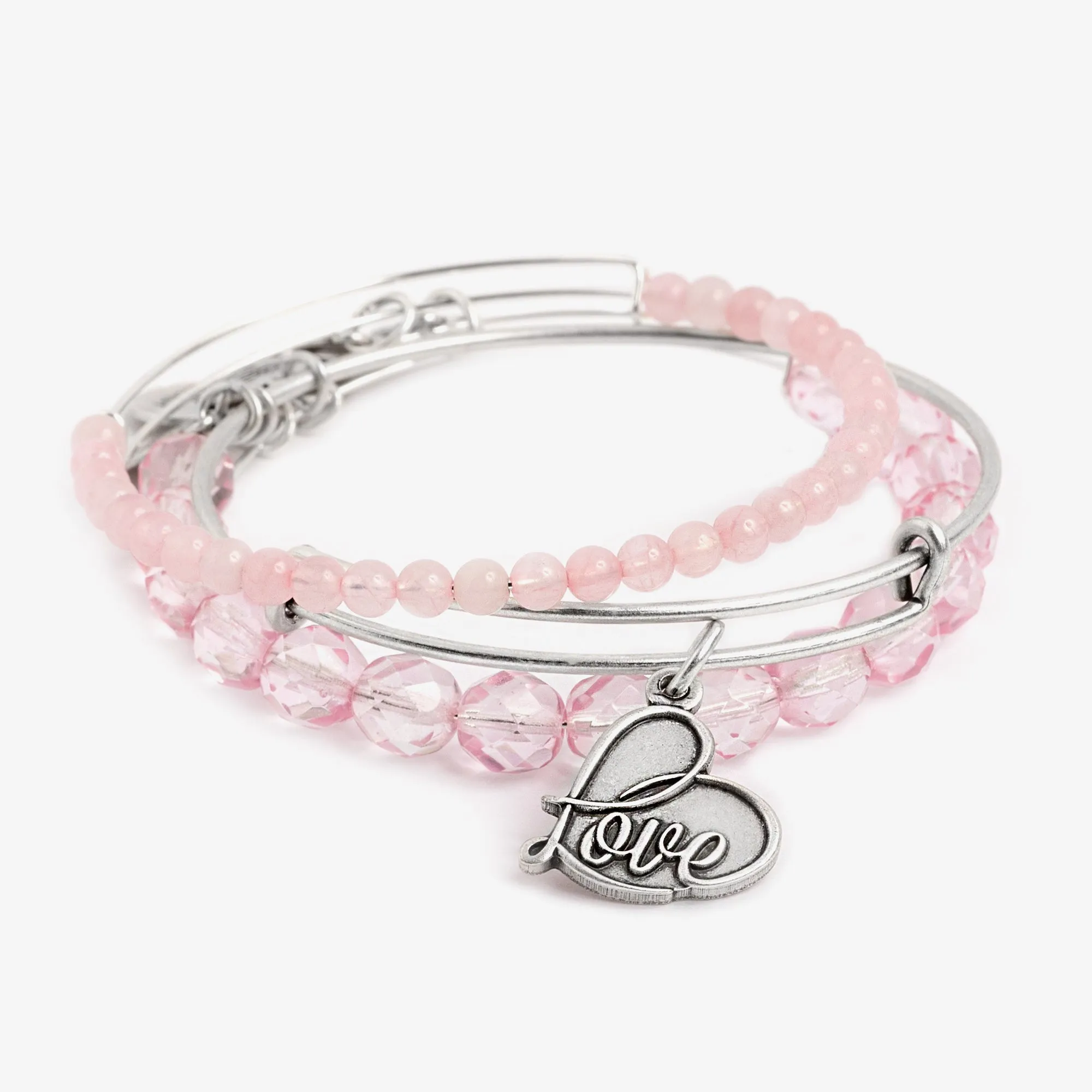 Spring 'Love' Charm Bangle, Set of 3 sold by Alex and Ani