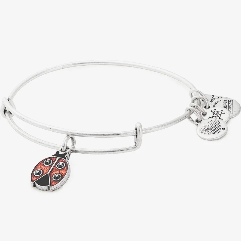 Ladybug Charm Bangle sold by Alex and Ani