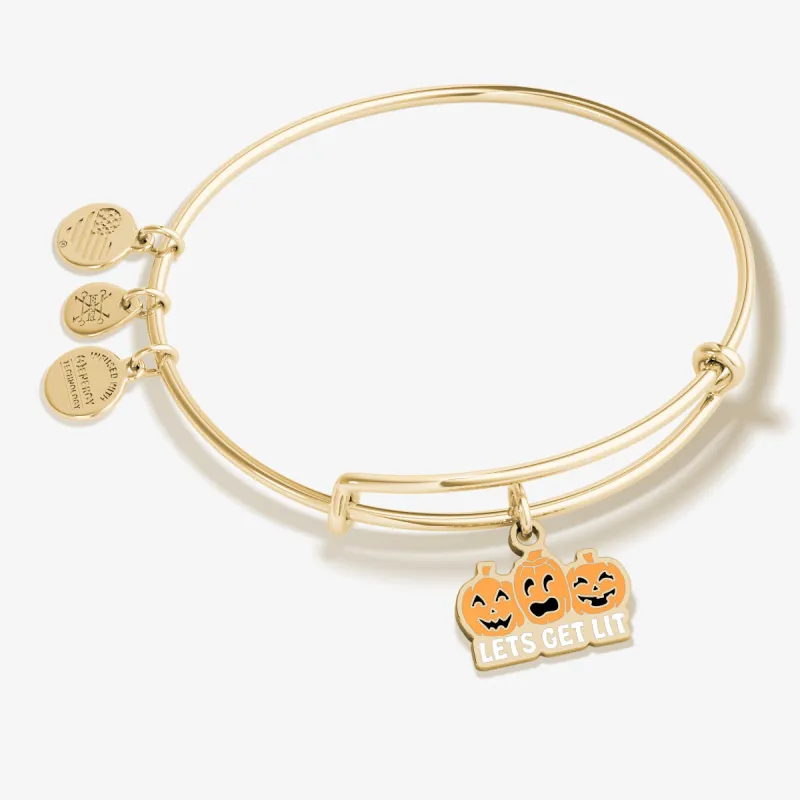 'Let's Get Lit' Charm Bangle Bracelet sold by Alex and Ani