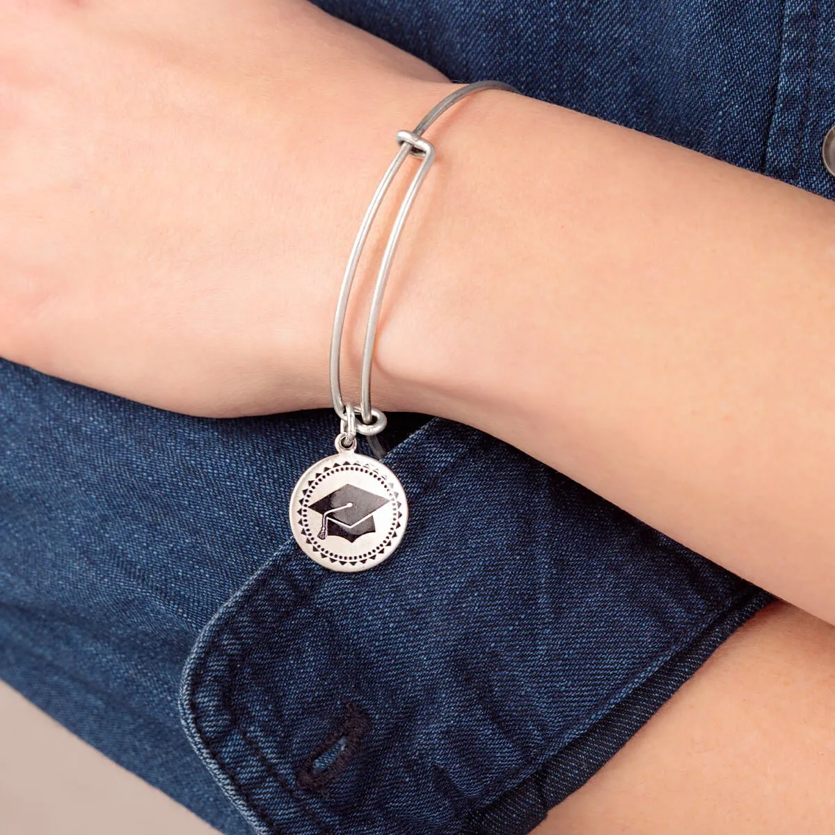 Class of 2020 Charm Bangle sold by Alex and Ani product image thumbnail 3