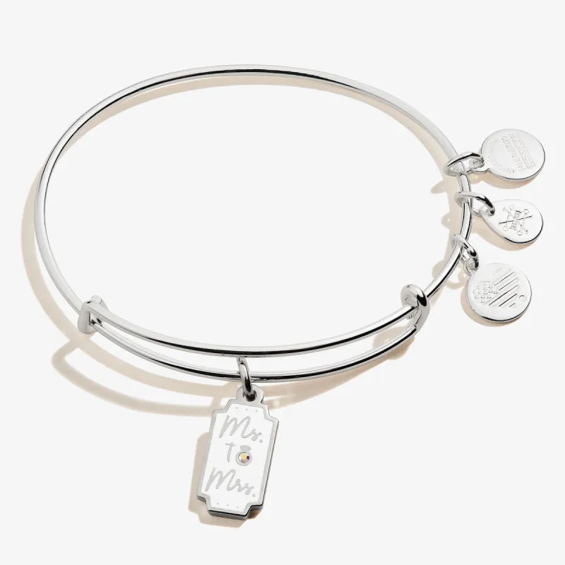 'Ms. to Mrs.' Charm Bangle sold by Alex and Ani
