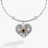 Antique Heart Charm Bangle sold by Alex and Ani