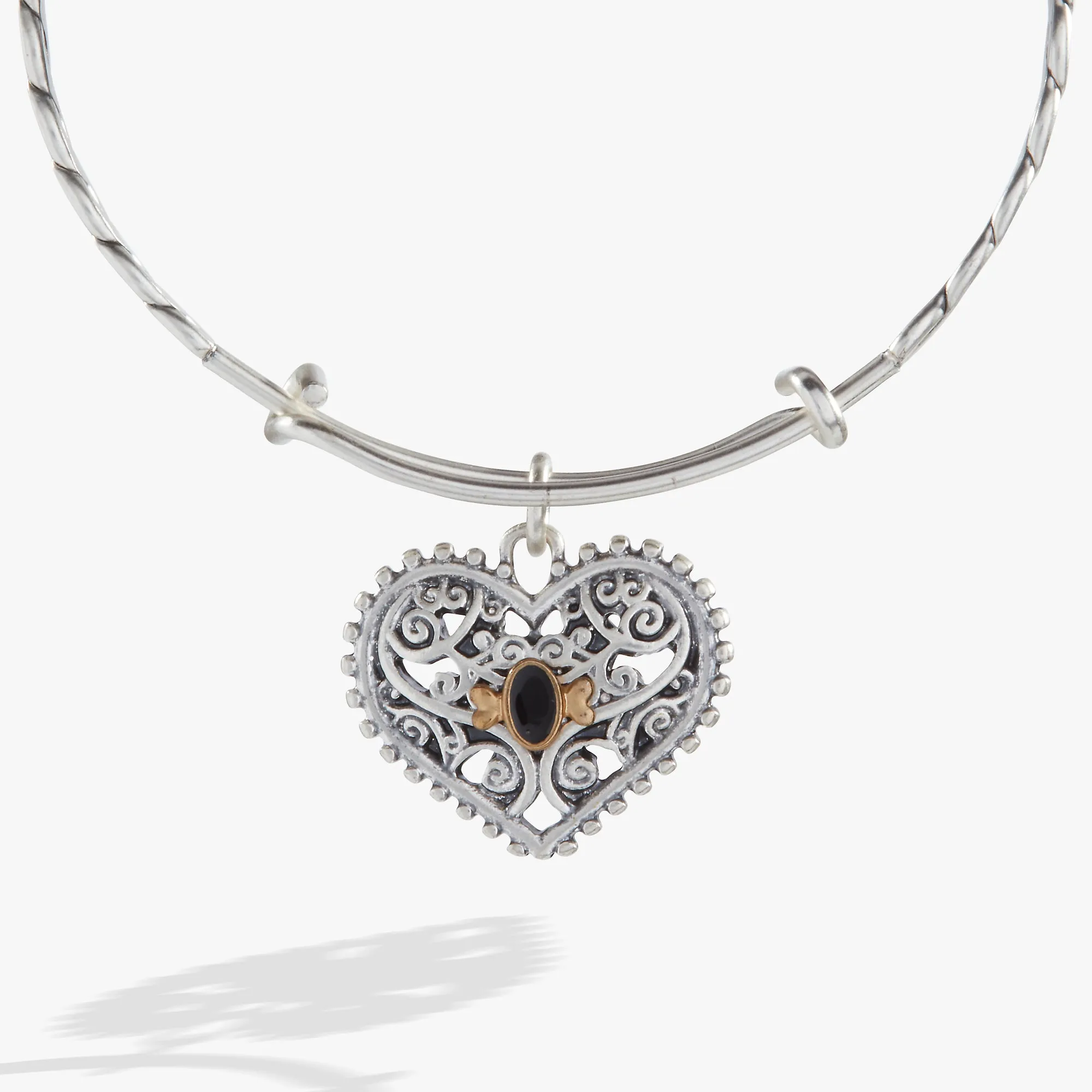 Antique Heart Charm Bangle sold by Alex and Ani product image thumbnail 2