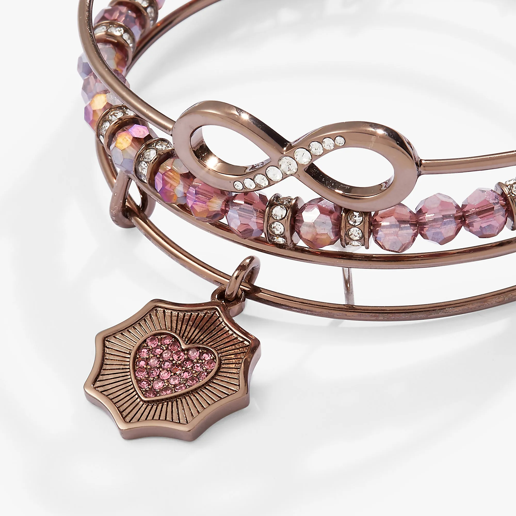 Love Charm Bangle Set of 3 sold by Alex and Ani product image thumbnail 2