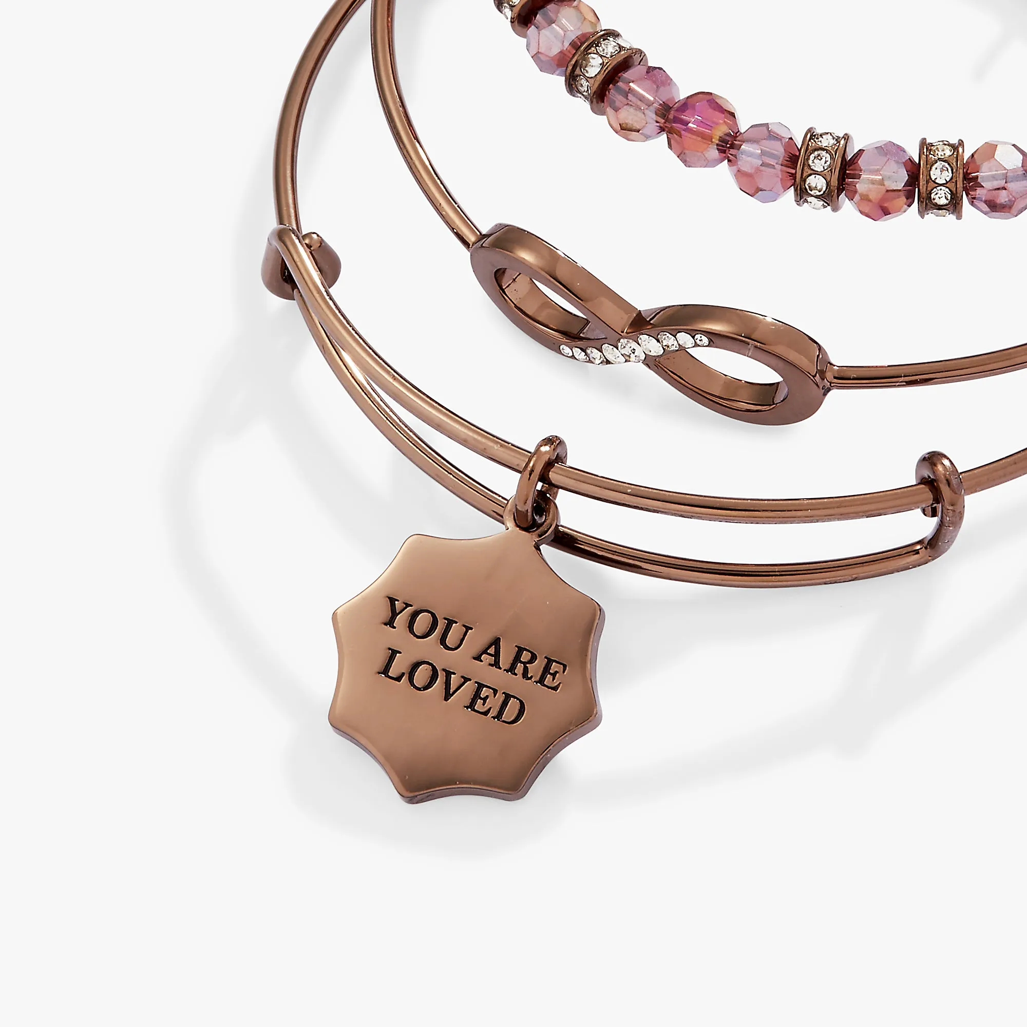 Love Charm Bangle Set of 3 sold by Alex and Ani product image thumbnail 3