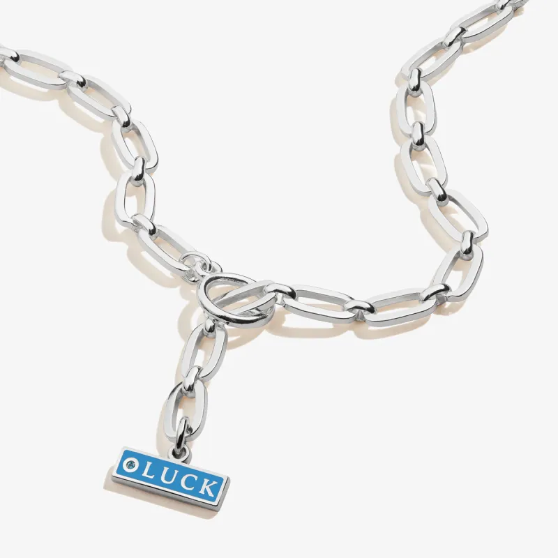 'Luck' Charm Toggle Necklace sold by Alex and Ani