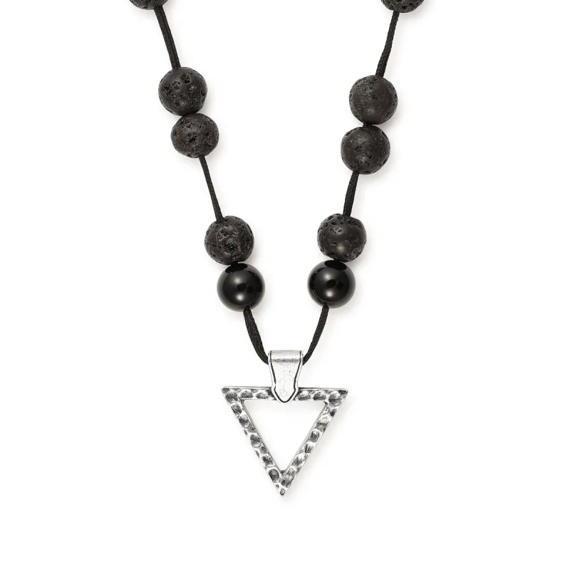 Beaded Triangle Necklace sold by Alex and Ani