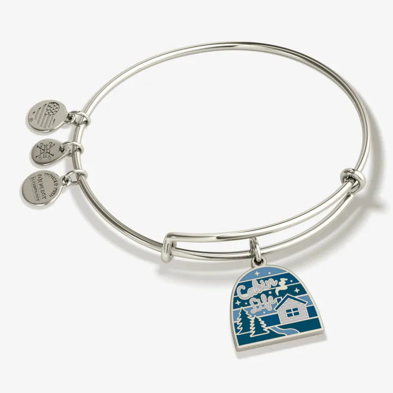 'Cabin Life' Charm Bangle Bracelet sold by Alex and Ani