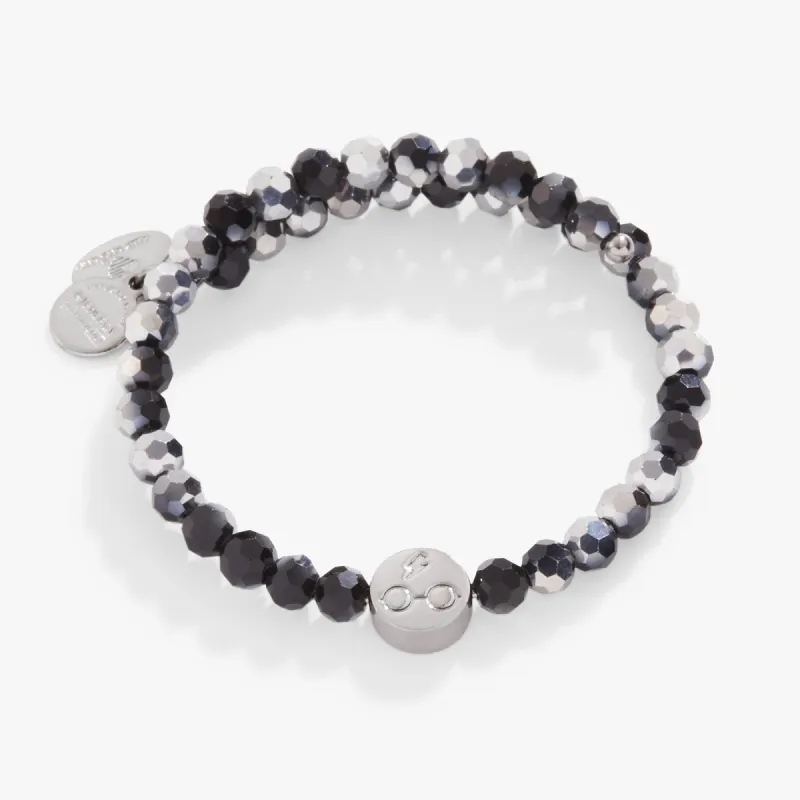 Harry Potter™ Beaded Wrap Bracelet, Black Silver sold by Alex and Ani