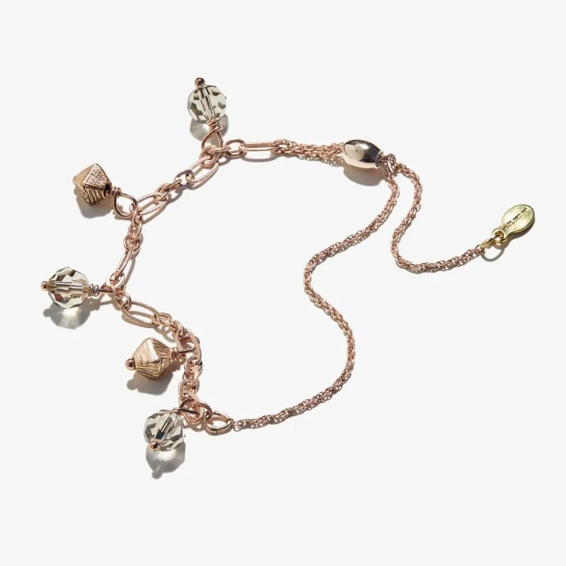 Dark Crystal Pull Chain Bracelet sold by Alex and Ani