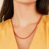 Ball Chain Necklace, Orange sold by Alex and Ani