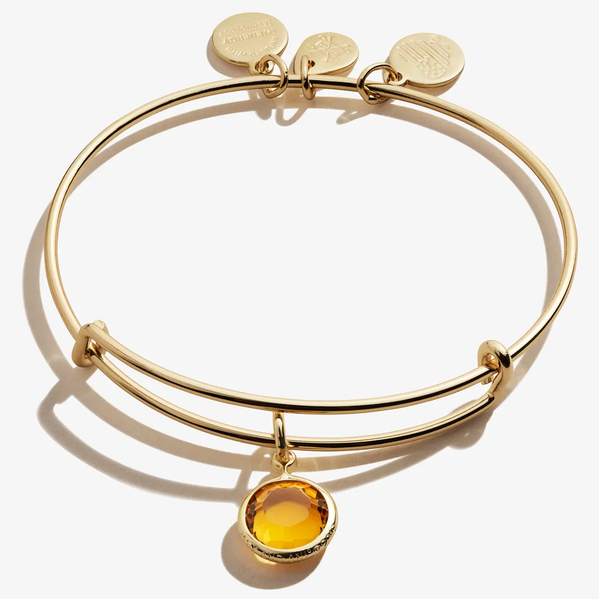 Topaz Birthstone Charm Bangle, November sold by Alex and Ani product image thumbnail 2