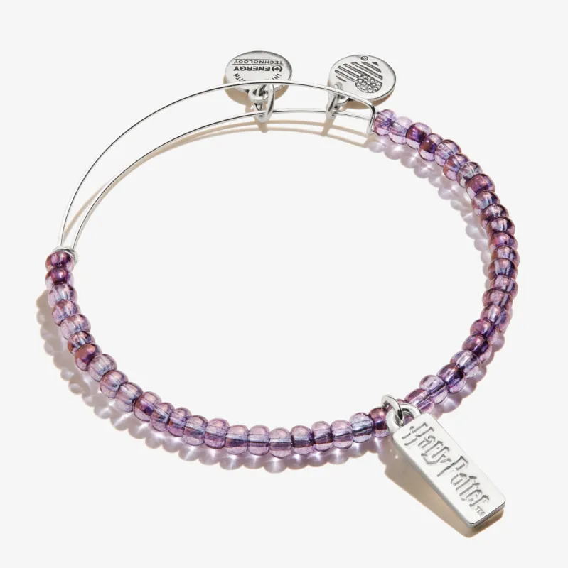 Harry Potter™ Illumination Beaded Charm Bangle, Purple sold by Alex and Ani