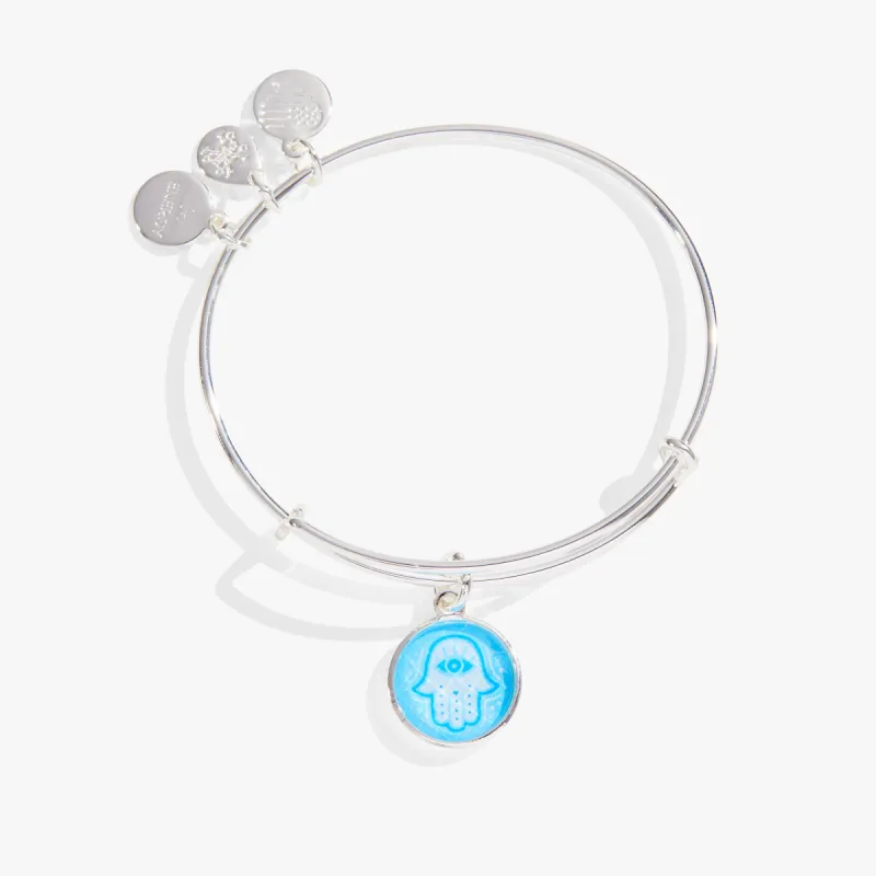 Crystal Hamsa Charm Bangle Bracelet sold by Alex and Ani