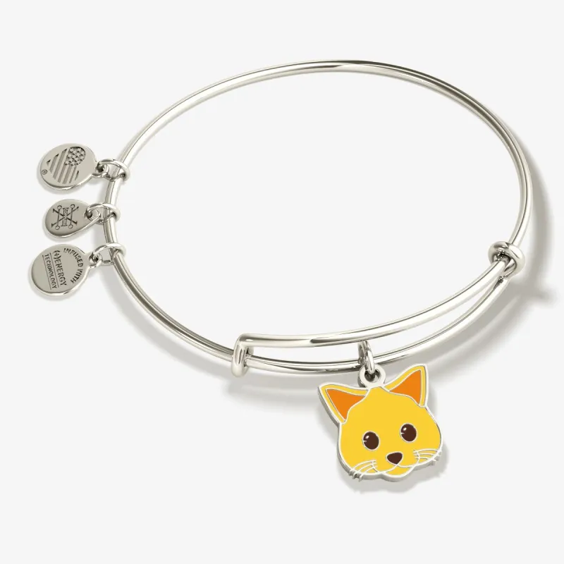 Cat Emoji Charm Bangle Bracelet sold by Alex and Ani