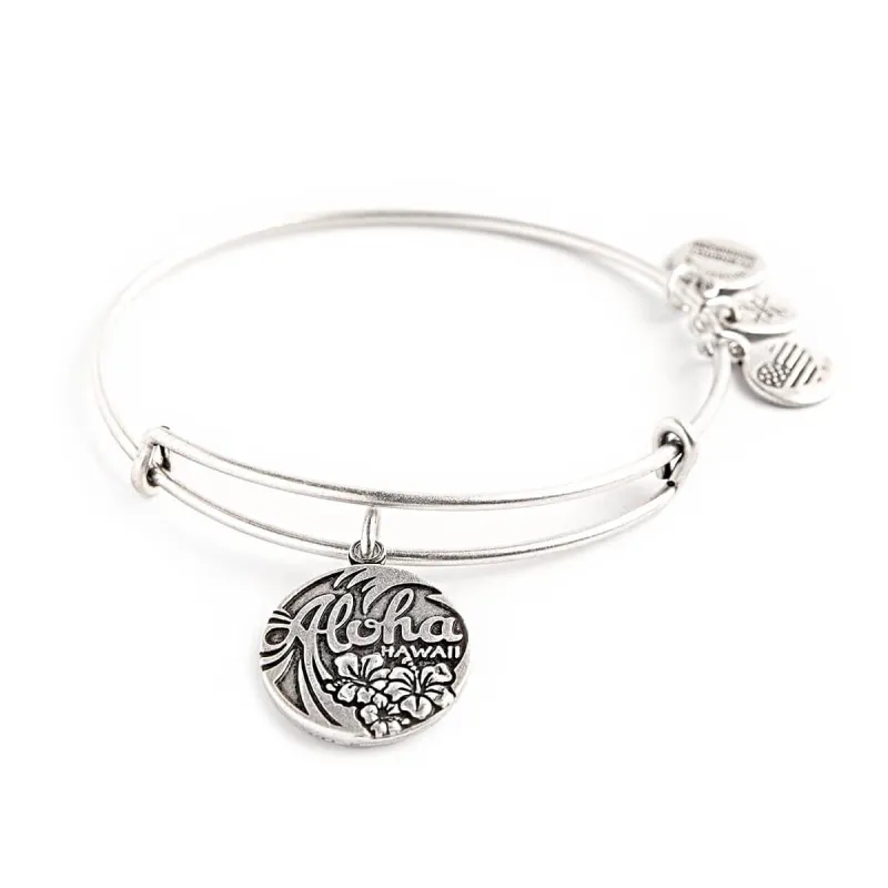 Aloha Hawaii Charm Bangle sold by Alex and Ani