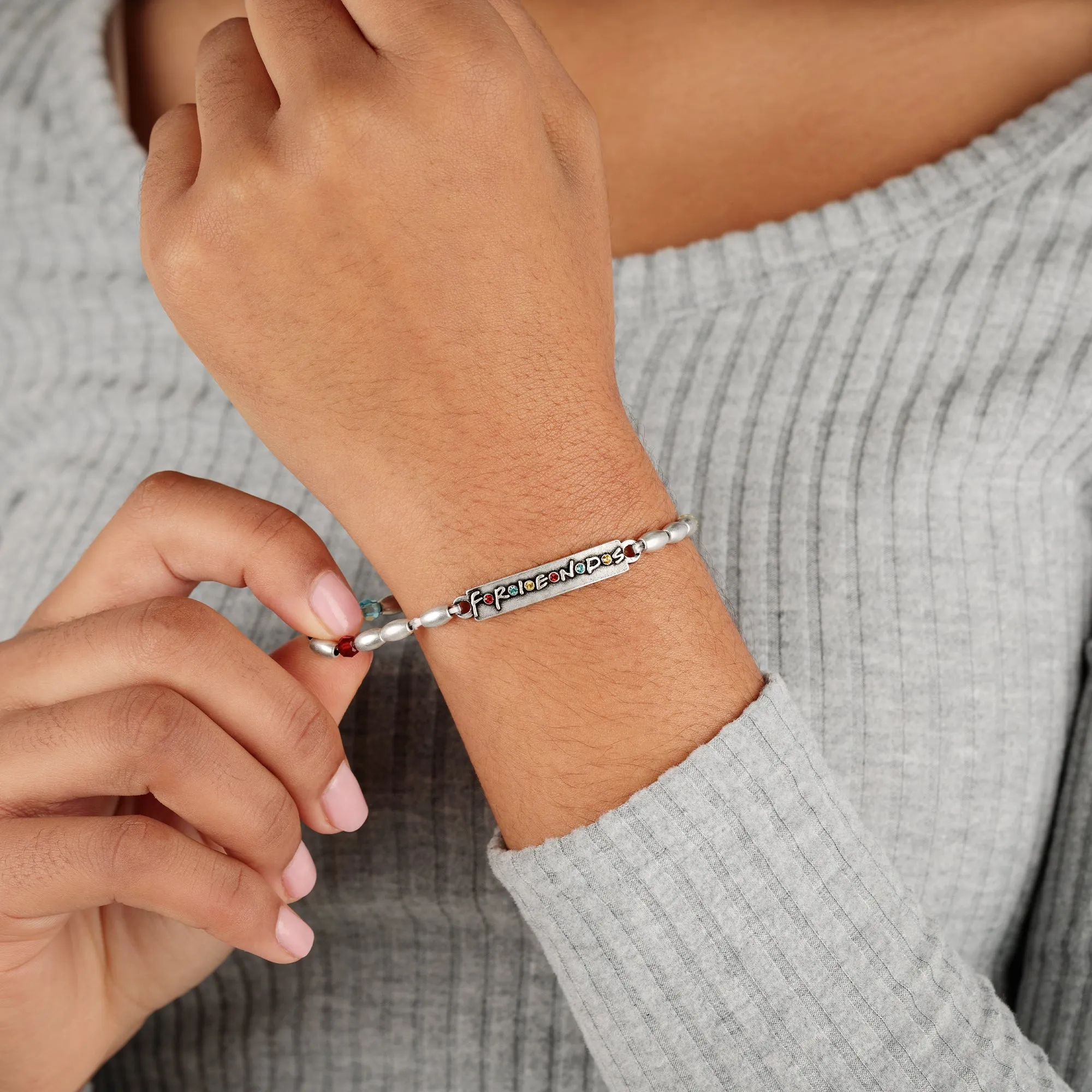 Friends Logo Stretch Bracelet sold by Alex and Ani product image thumbnail 2