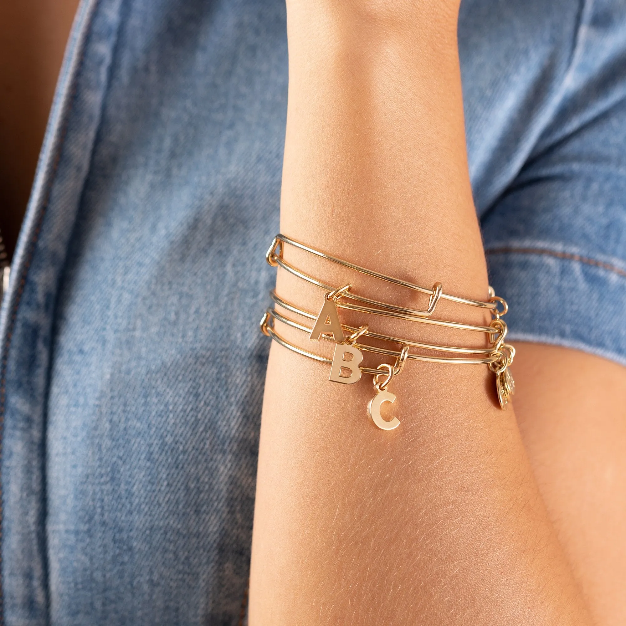 Initial Z Charm Bangle sold by Alex and Ani product image thumbnail 4