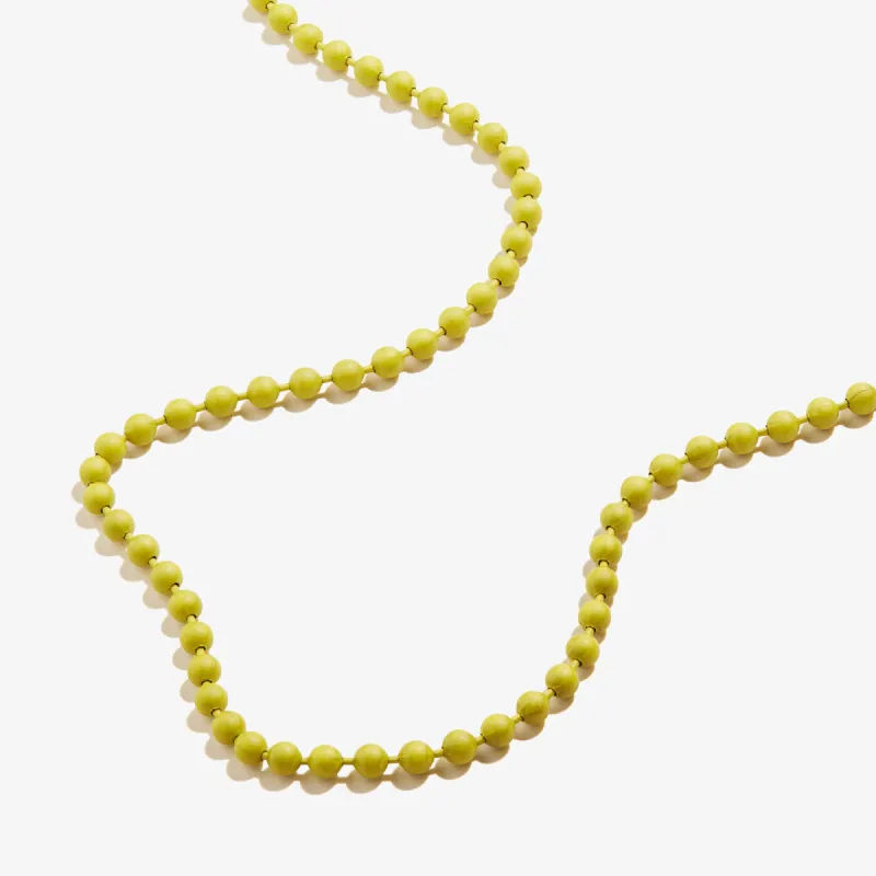 Ball Chain Necklace, Yellow sold by Alex and Ani
