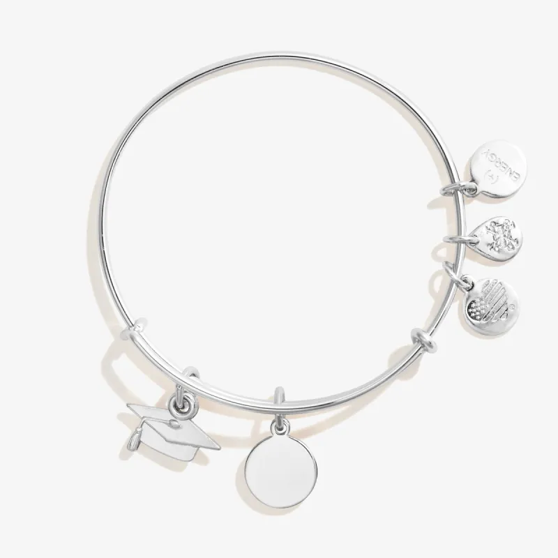Graduation Cap Duo Charm Bangle sold by Alex and Ani